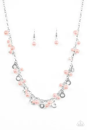 Paparazzi Necklace ~ Elegant Ensemble - Pink