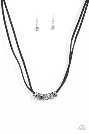 Paparazzi Necklace ~ Galaxy Glam - Black