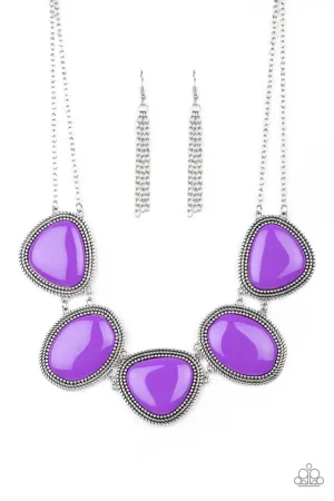 Paparazzi Necklace ~ Viva La VIVID - Purple