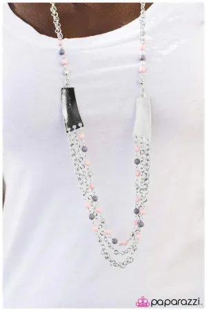 Paparazzi Necklace ~ Vivacious Vibes - Pink