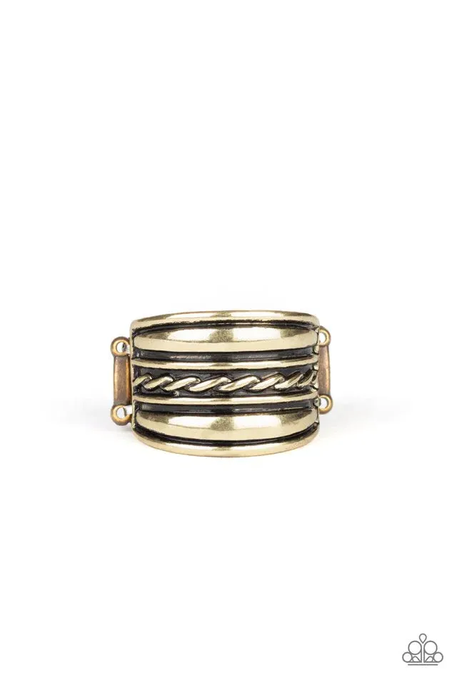 Paparazzi Ring ~ Let It LAYER - Brass