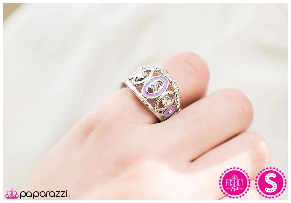 Paparazzi Ring ~ Looking Forward To It - Purple