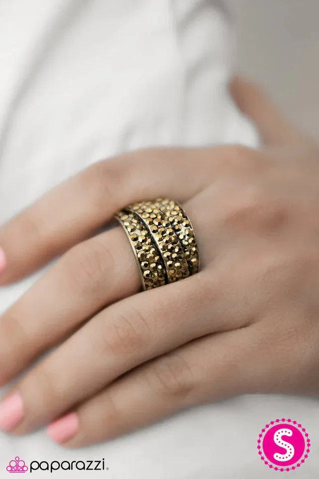 Paparazzi Ring ~ The Millionaires Club - Brass