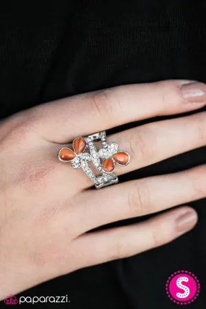 Paparazzi Ring ~ WINGING In The New Year - Orange