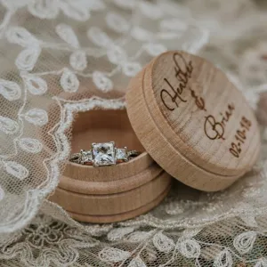 Personalized Wedding Ring Box