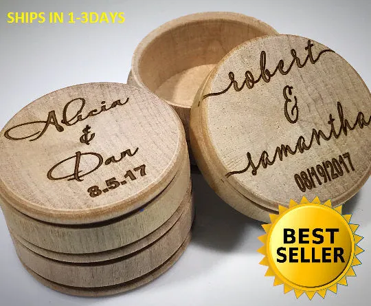 Personalized Wedding Ring Box