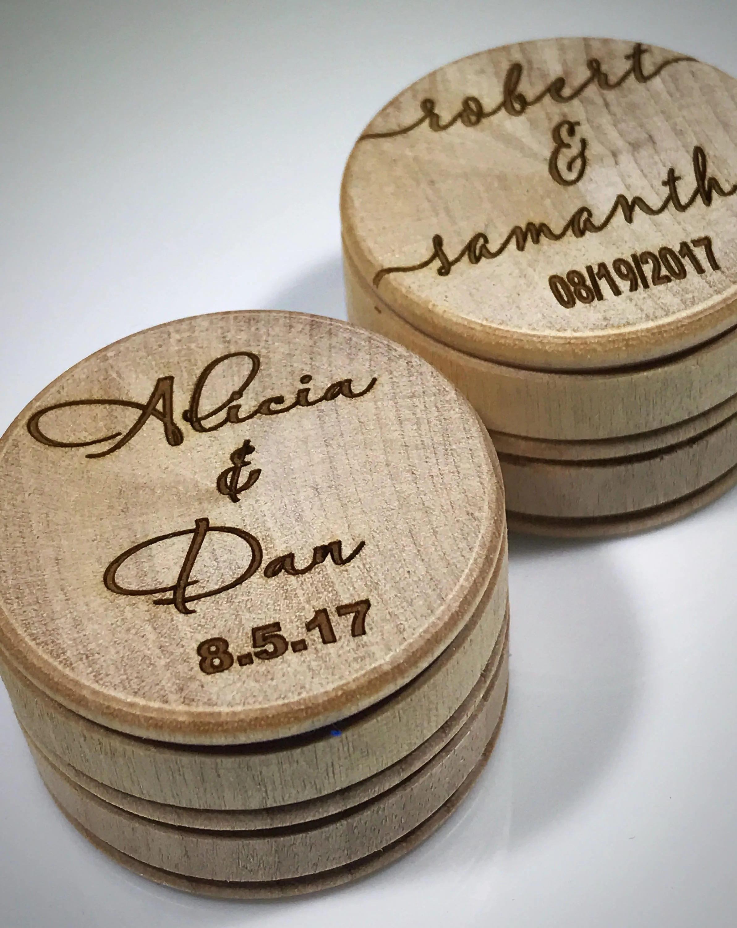 Personalized Wedding Ring Box