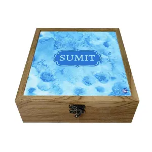 Personalized Wooden Jewellery Box for Women - Arctic Space