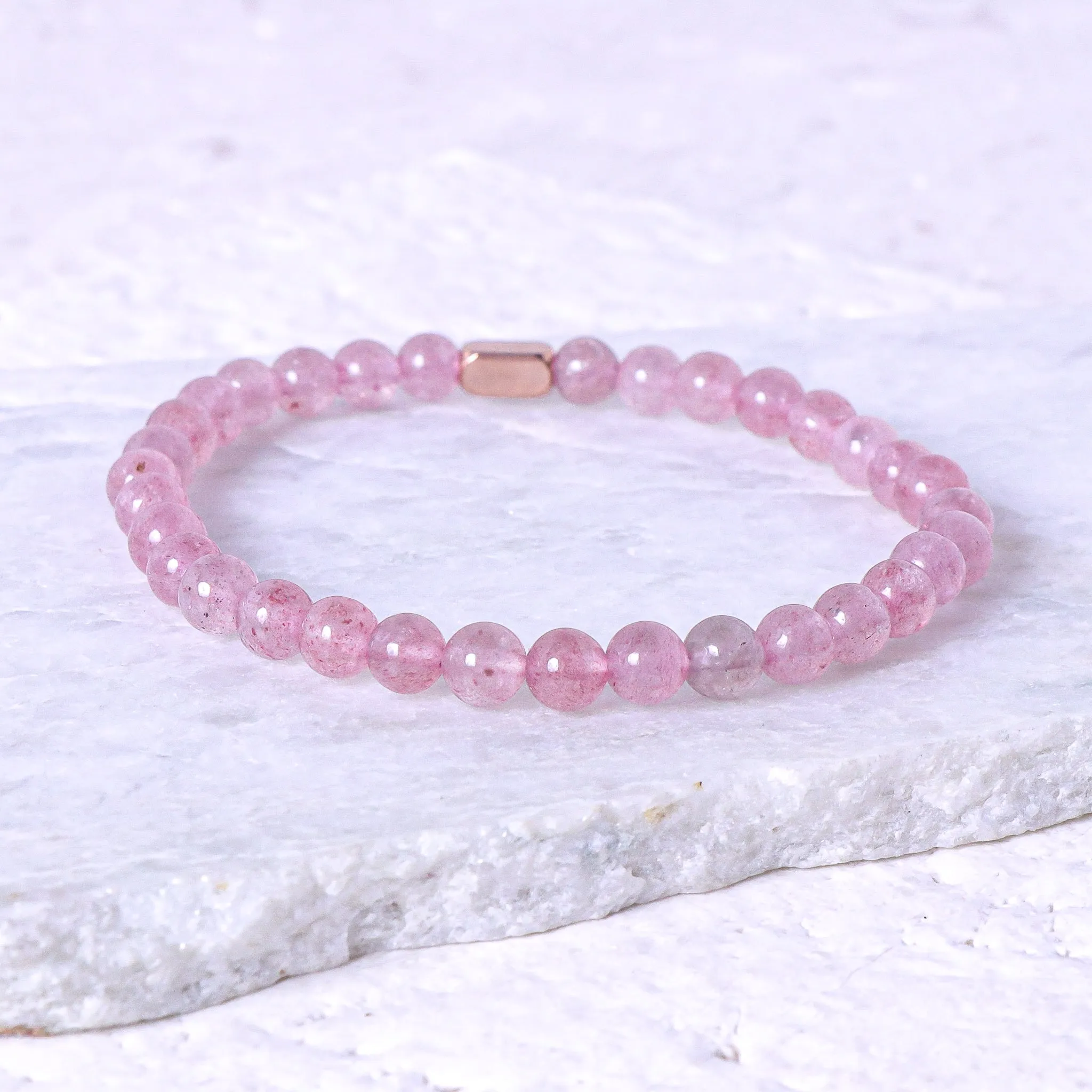 PINK QUARTZ  - ACCENT BRACELET