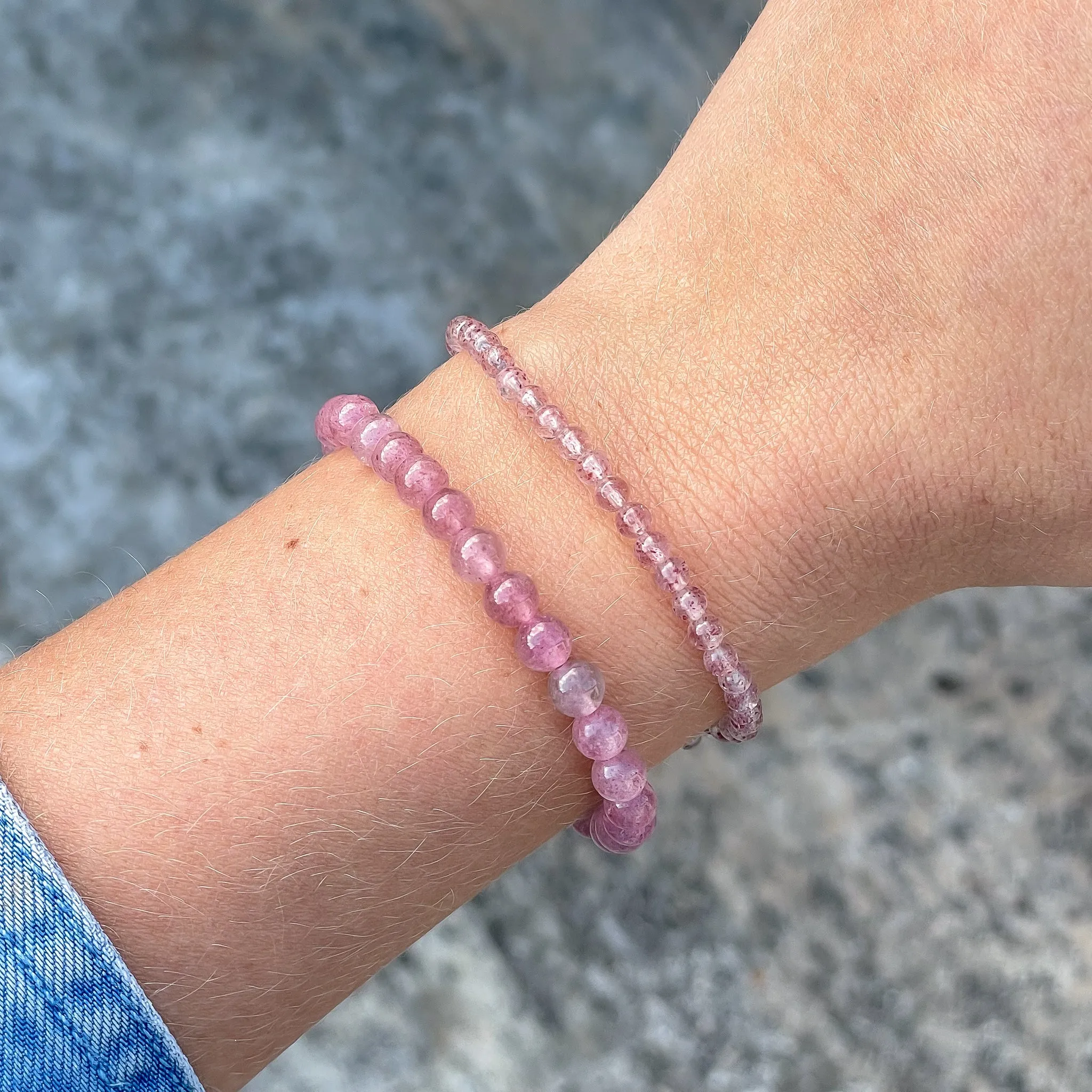 PINK QUARTZ  - ACCENT BRACELET