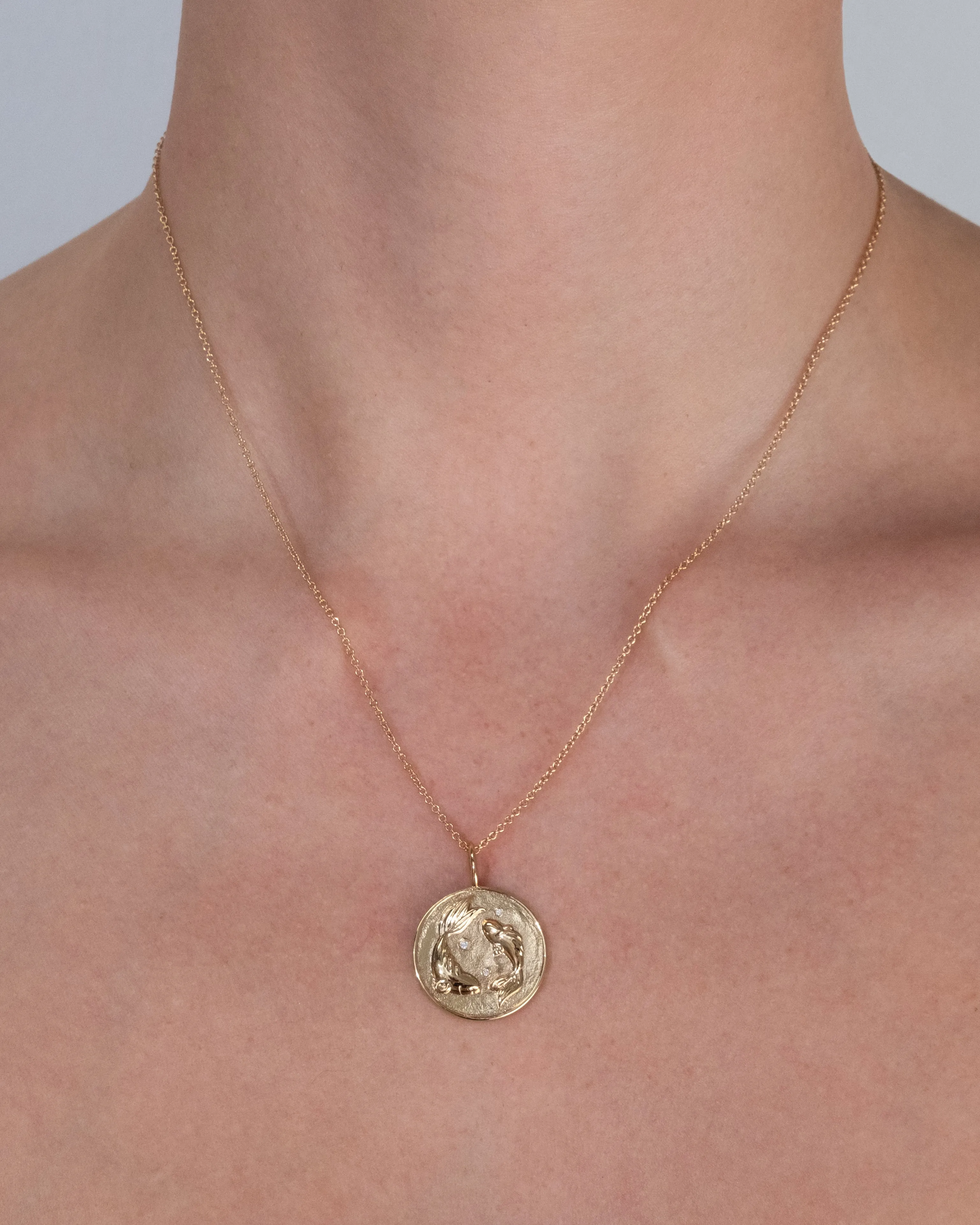 Pisces Zodiac Necklace