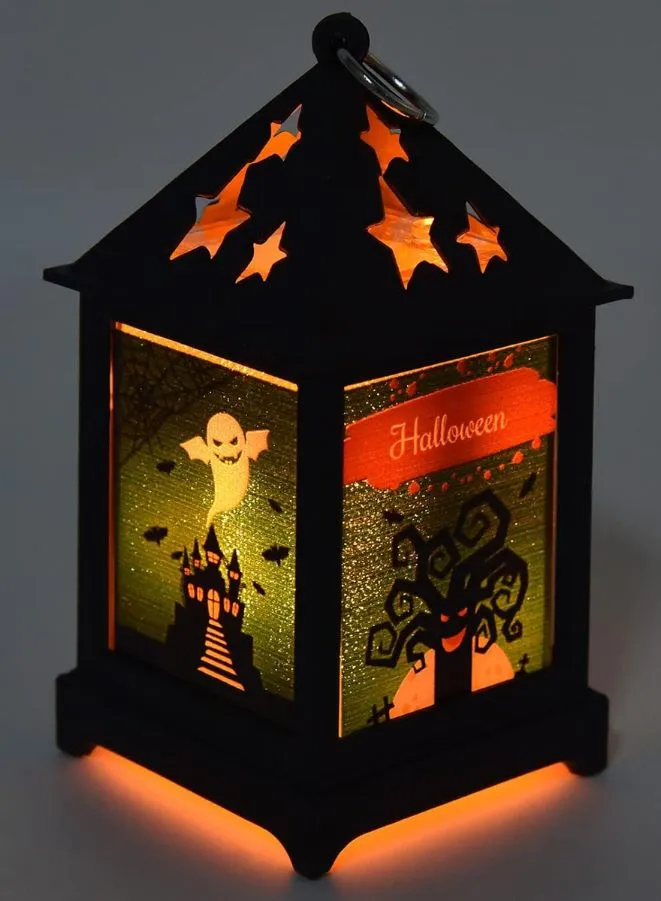 Portable Halloween Flashing Flame Lamp - Halloween Decoration Light-Perfect Festival Decoration for Parties (Set)