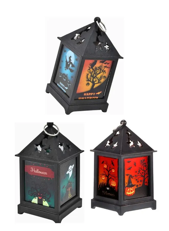 Portable Halloween Flashing Flame Lamp - Halloween Decoration Light-Perfect Festival Decoration for Parties (Set)