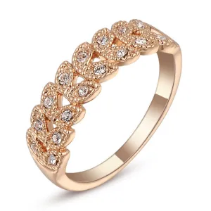 Real Italina Rings for women Genuine Austrian Crystal 18KRGP Rose Gold Plated Vintage Rings New Sale Hot