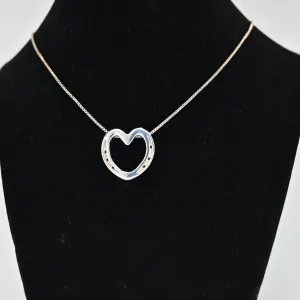 Shoe Heart Necklace