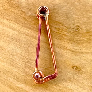 Simple Copper Donut Bail for Necklaces