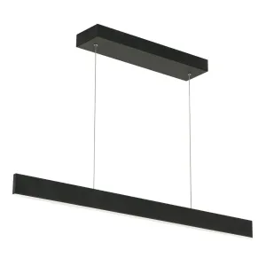 Stealth 36 in. LED Pendant Light Selectable CCT 120V Black Finish