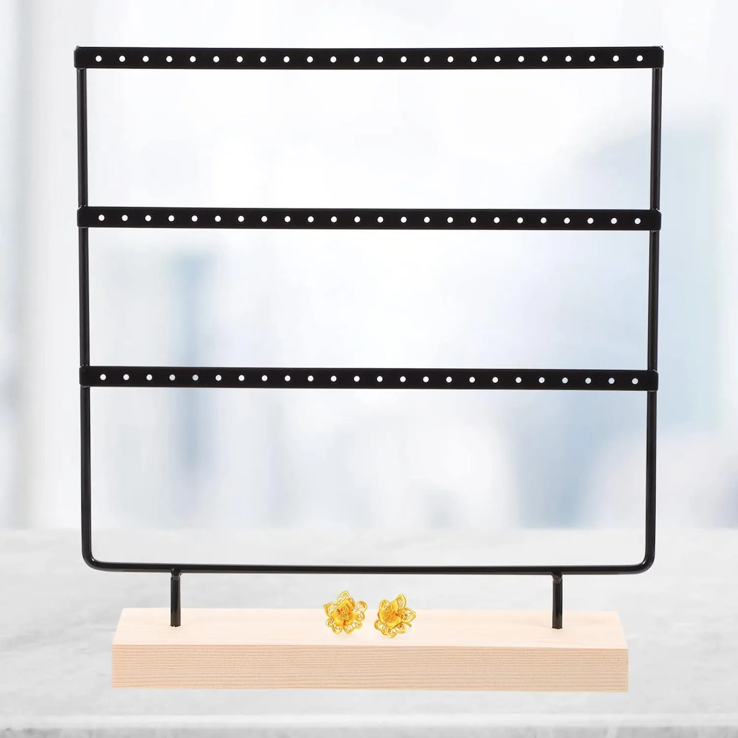 Stylish 69-Hole Earring Holder