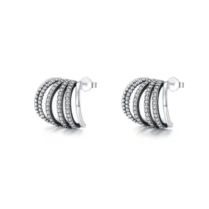 Stylish Sterling Silver Earrings from Planderful Collection