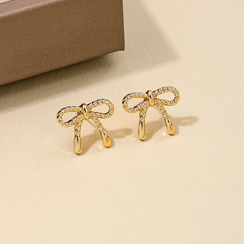 Sweet and Stylish Bow Earrings for Women - Vienna Verve Collection