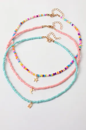 Three-color Boho Style Necklace