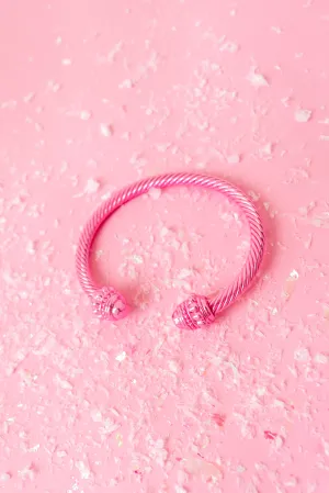 Throw It On Bracelet - Pink