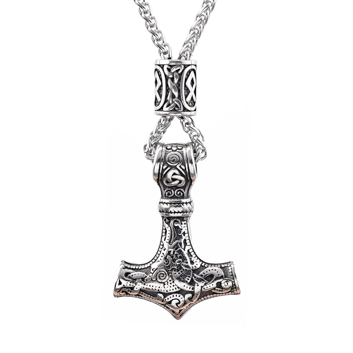 Viking mjolnir necklace