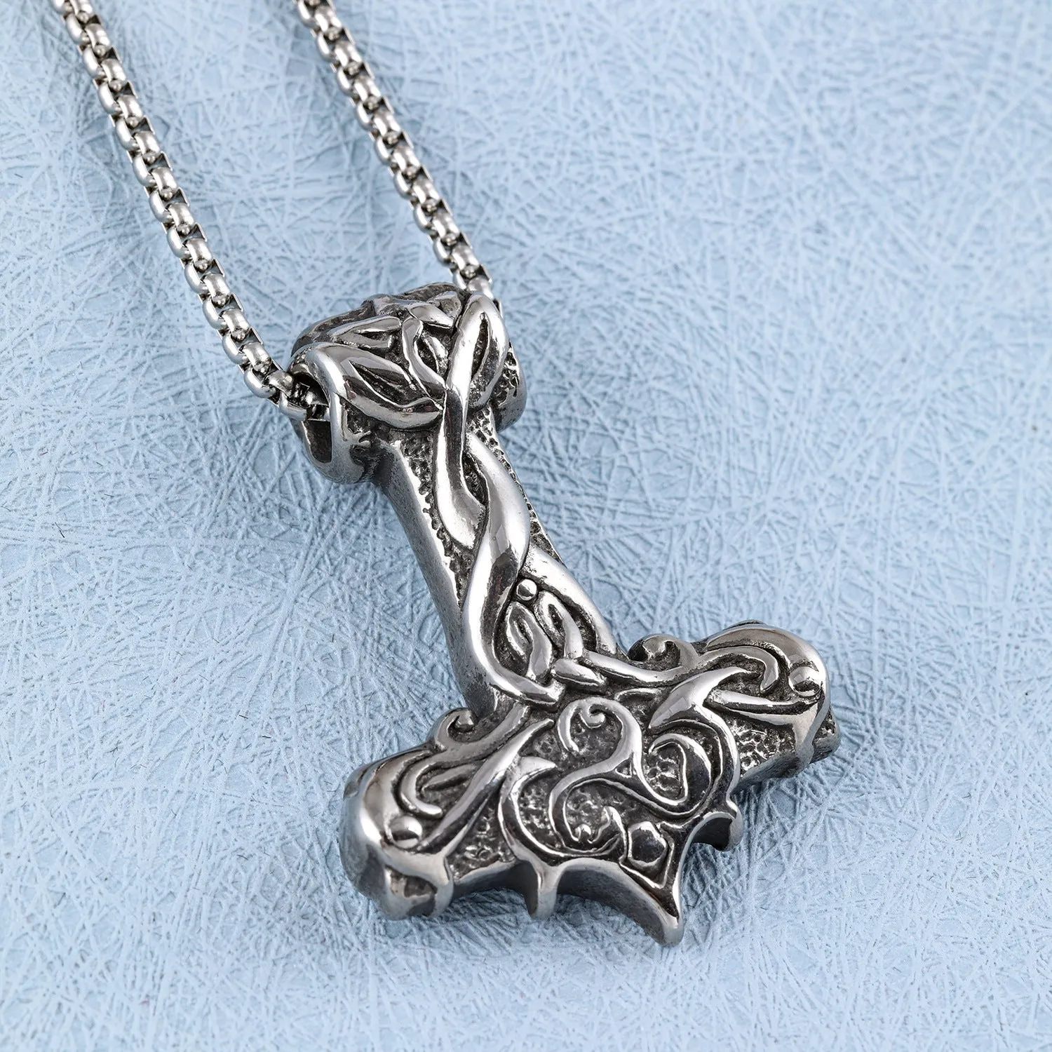 Viking mjolnir necklace