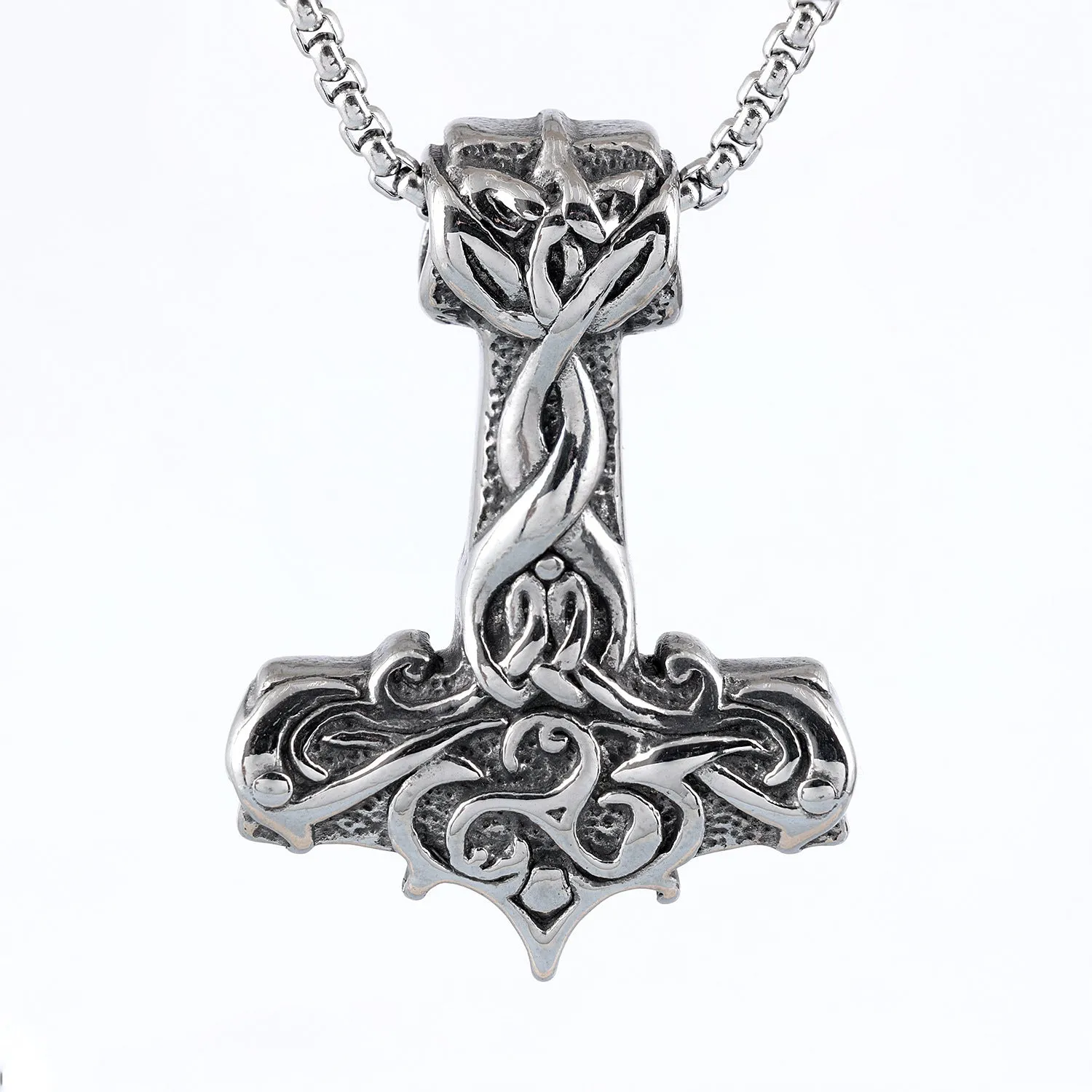 Viking mjolnir necklace